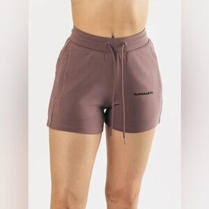 Alphalete Essential Core Short Size S Purple NWT Gym Training Athleisure Workout